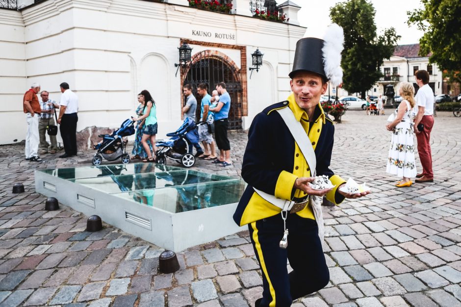 Rotušės gimtadienio proga – garsų ir šviesų spektaklis