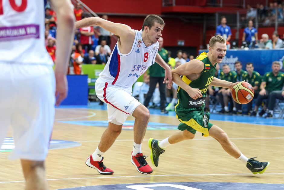 Eurobasket: Lietuva - Serbija