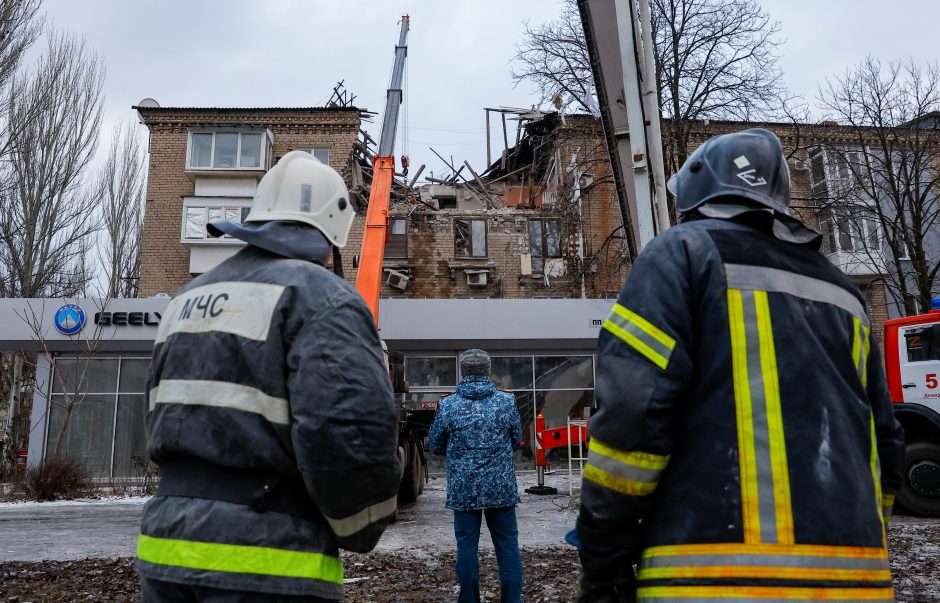 Ukraina sako atrėmusi naujausią Rusijos puolimą ties Bachmutu