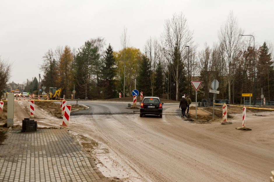 Apie rekonstruojamą Kalvarijos gatvę: kai kurie suabejoja, ar čia išvis yra kelias