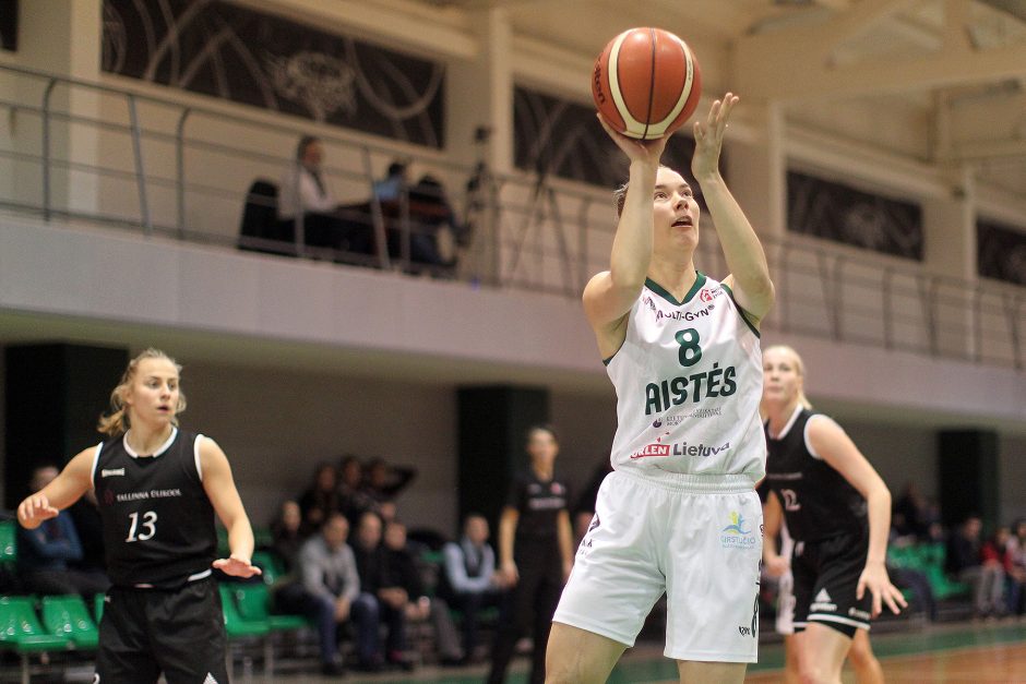 Moterų lyga: „Aistės-LSMU“ – „Tallinna Ulikool“ 75:63