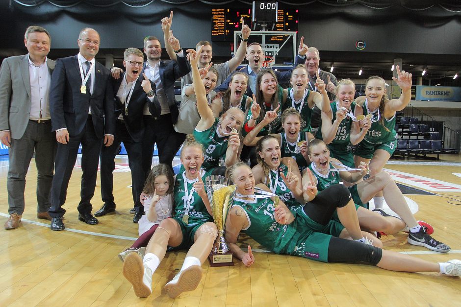 Moterų krepšinio lygoje triumfavo „Aisčių-LSMU“ komanda