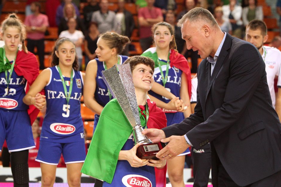 Merginų U16 Eurobasket apdovanojimai