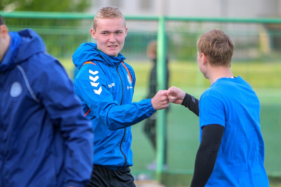 „Hegelmann Litauen“ futbolininkų treniruotė