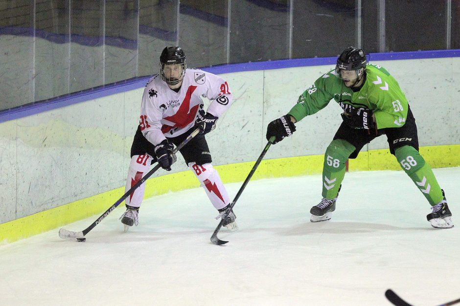 „Kaunas Hockey“ nusileido „Energijos“ ledo ritulininkams