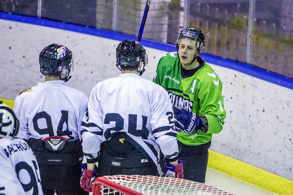 Antrą kartą Kaune laimėjusi „Hockey Punks“ ekipa – per žingsnį nuo finalo