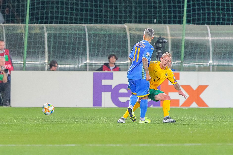 EURO 2020 atranka: Lietuva – Ukraina 0:3