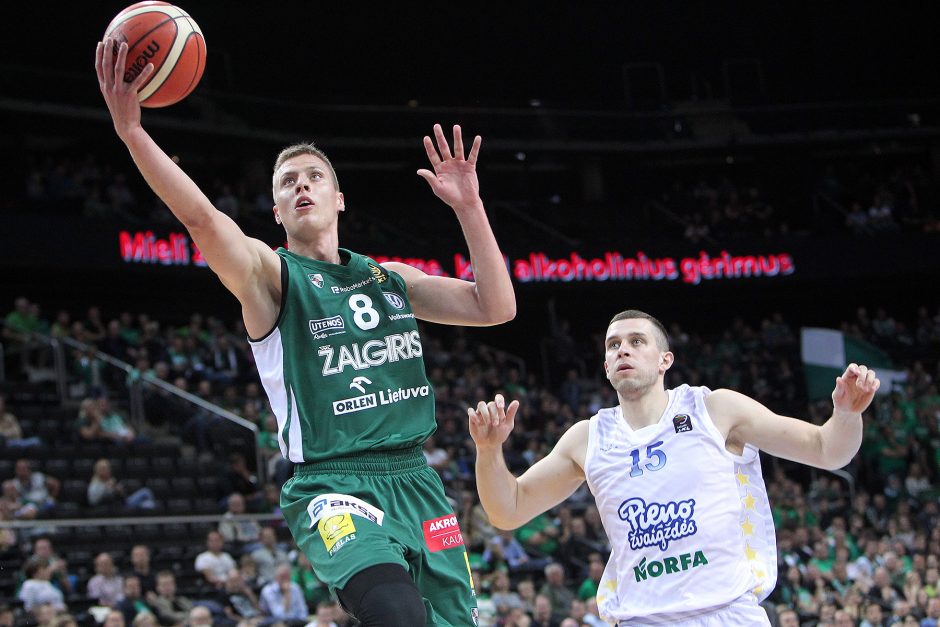 LKL: „Žalgiris“ – „Pieno žvaigždės“ 103:66