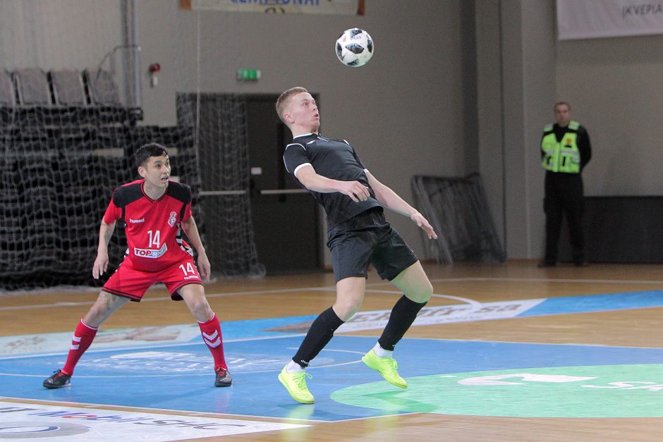 Futsalo A lyga: „Vytis“ – „Turbotransfers“ 0:1, 5:0