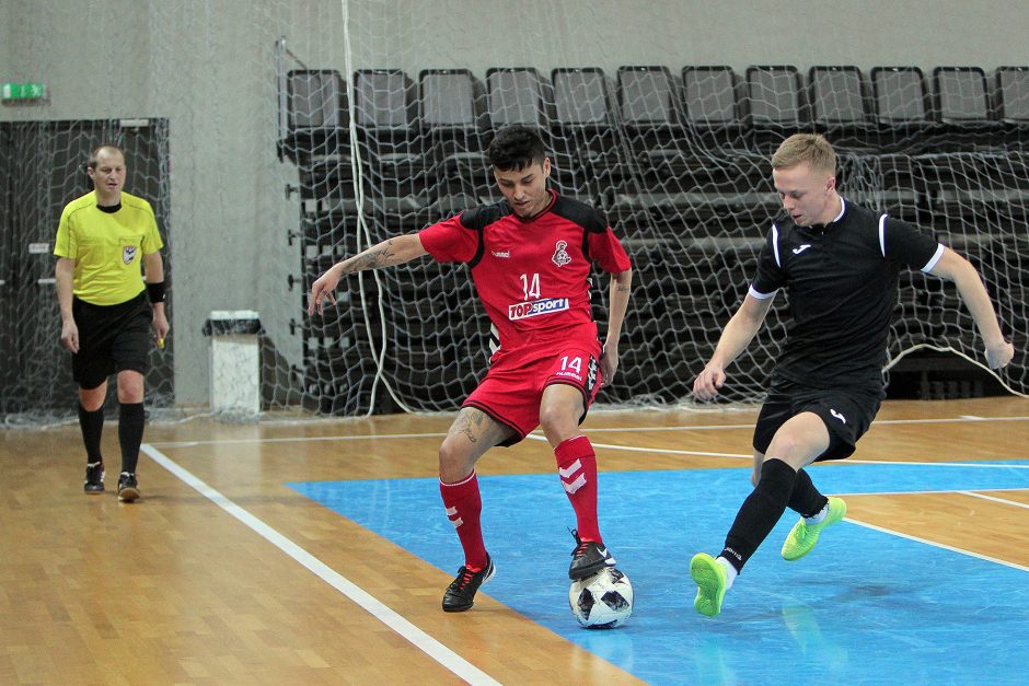 Futsalo A lyga: „Vytis“ – „Turbotransfers“ 0:1, 5:0