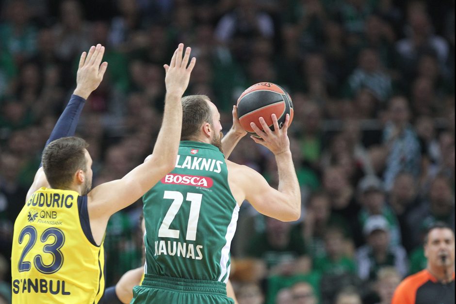 „Žalgiris“ neatsilaikė prieš Eurolygos vicečempionus