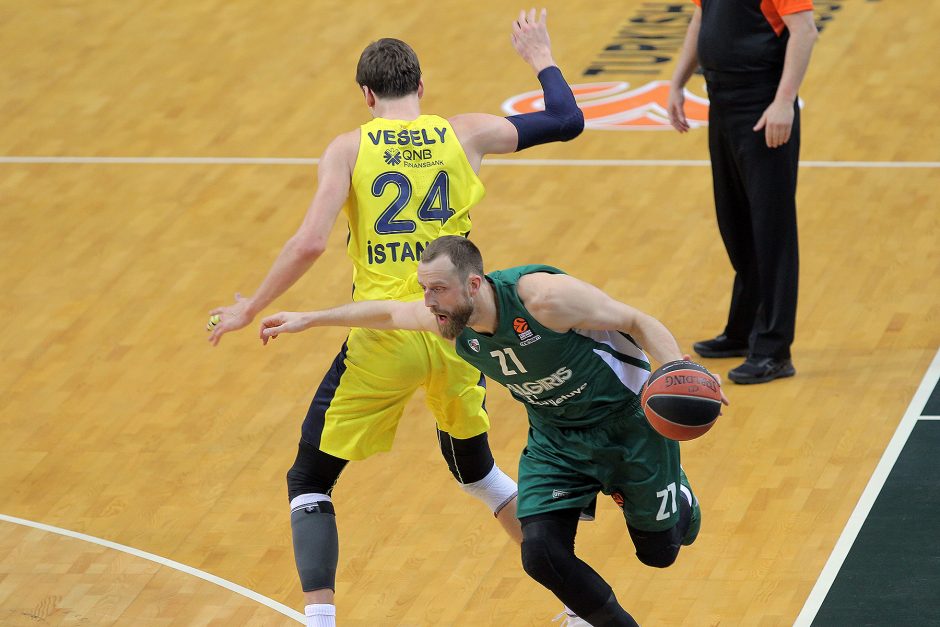 Eurolygos ketvirtfinalis: „Žalgiris“ – „Fenerbahce“ 57:66