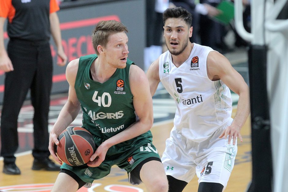 „Žalgiris“ be vargo sudorojo Eurolygos autsaiderius