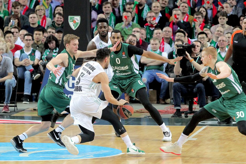 „Žalgiris“ be vargo sudorojo Eurolygos autsaiderius