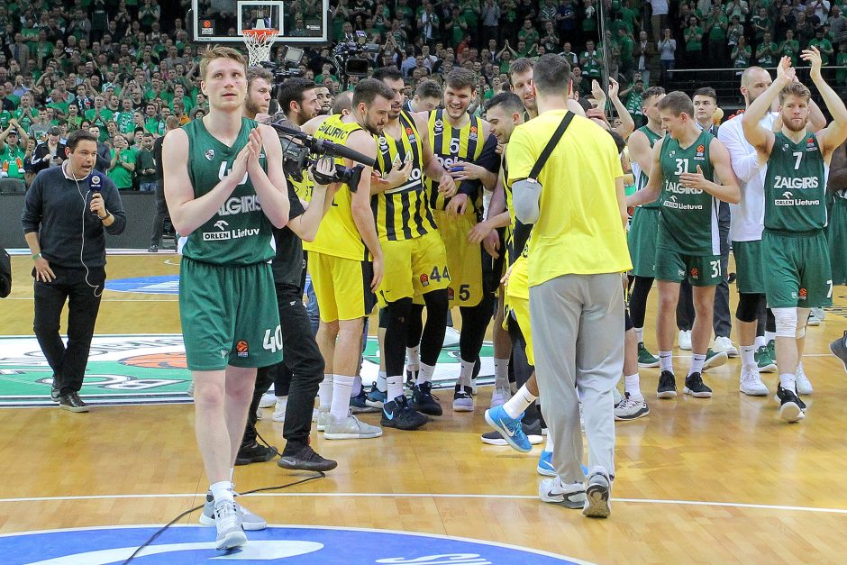 Eurolygos ketvirtfinalis: „Žalgiris“ – „Fenerbahce“ 82:99