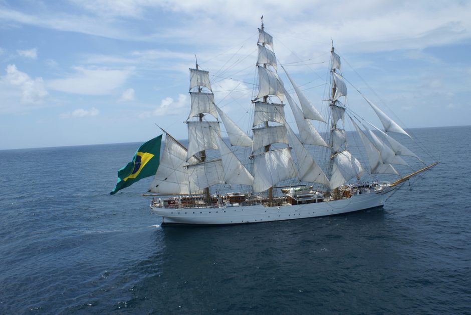 Prie „The Tall Ships Races 2017“ laivyno prisijungė baltoji gulbė iš Pietų Amerikos