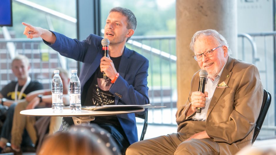 „Laisvės pikniko“ dalyviai prof. V. Landsbergį pasitiko aplodismentais