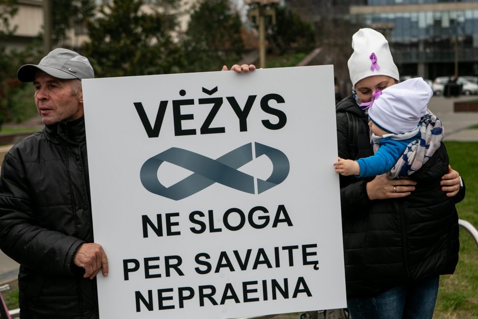 Mitingas „Vėžys ne sloga“