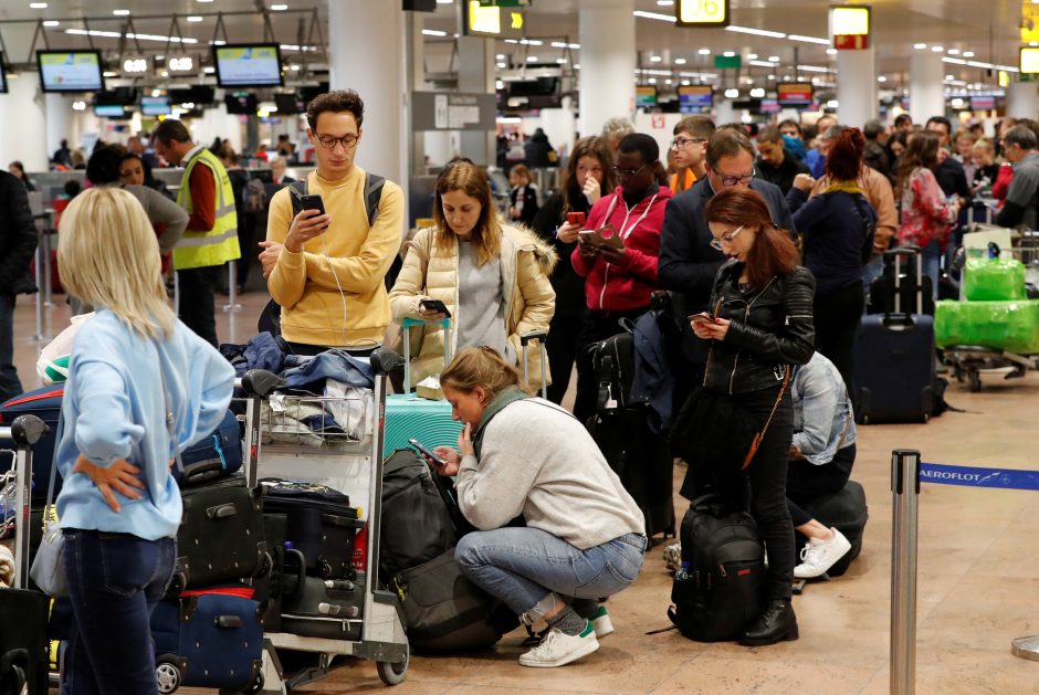 Briuselyje – spontaniškas oro uosto darbuotojų streikas, įstrigo ir lietuviai