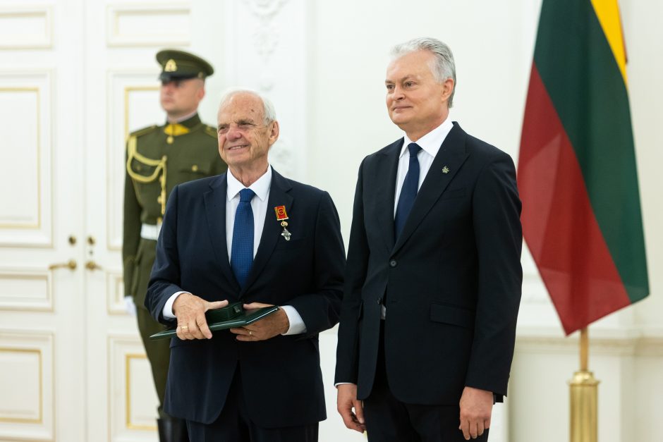 Valstybės apdovanojimų įteikimo ceremonija