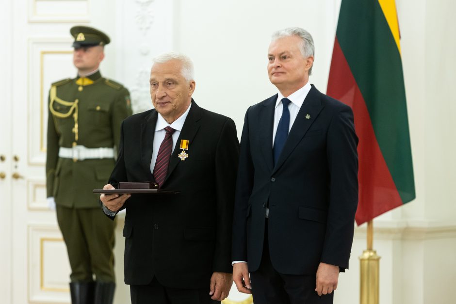 Valstybės apdovanojimų įteikimo ceremonija