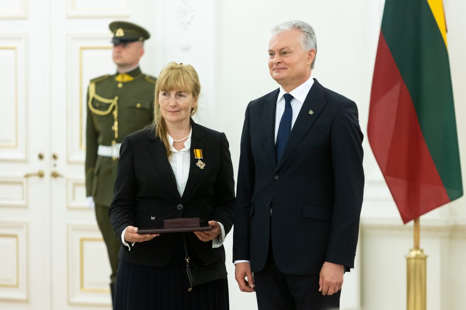 Valstybės apdovanojimų įteikimo ceremonija