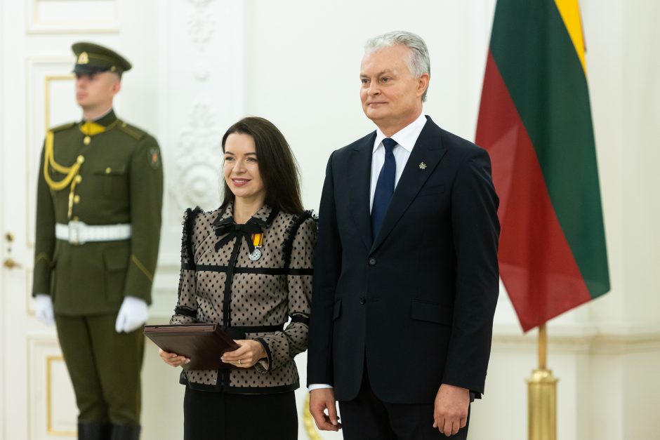 Valstybės apdovanojimų įteikimo ceremonija