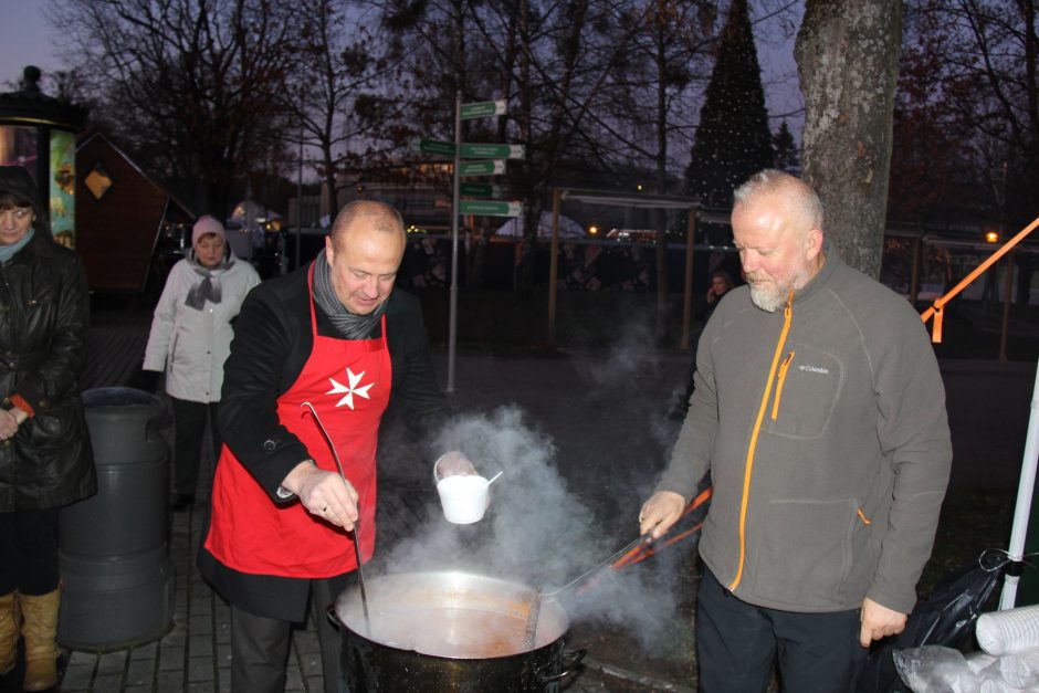 Druskininkuose – lazerio skraiste papuoštos eglės debiutas