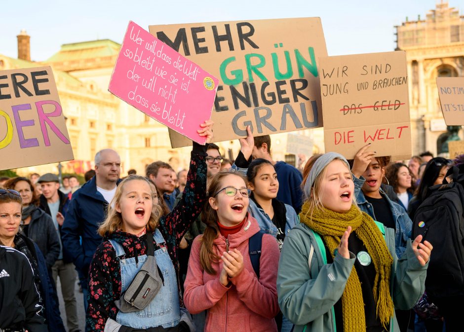 Moksleivių protestai prieš klimato pokyčius