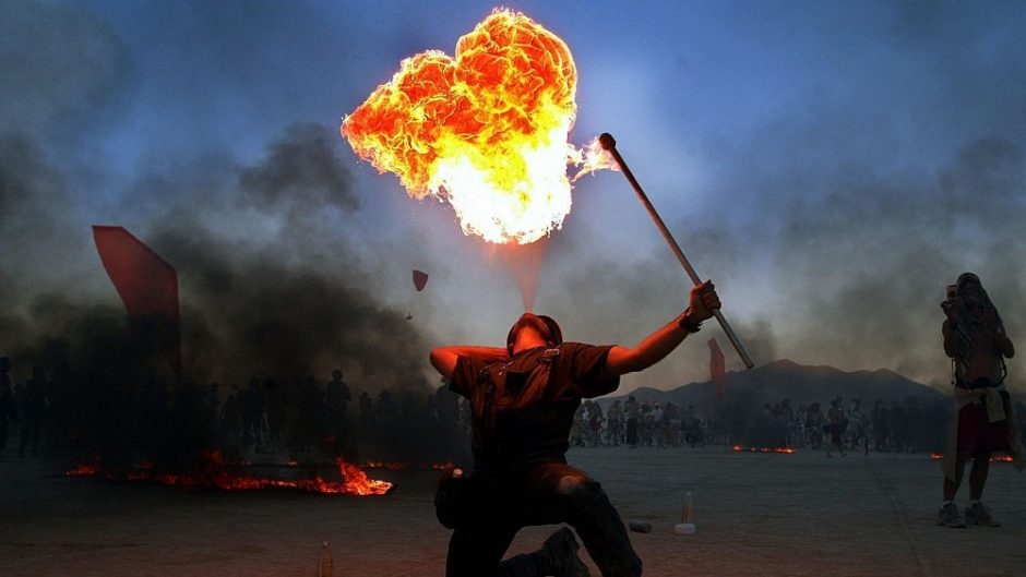 Festivalio „Burning Man“ dalyvis: ten suveikia pirminiai instinktai 