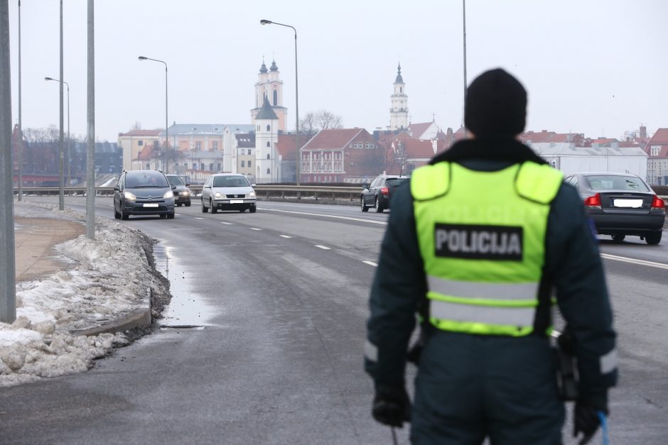 Kauno gatvėse – policininkų reidas