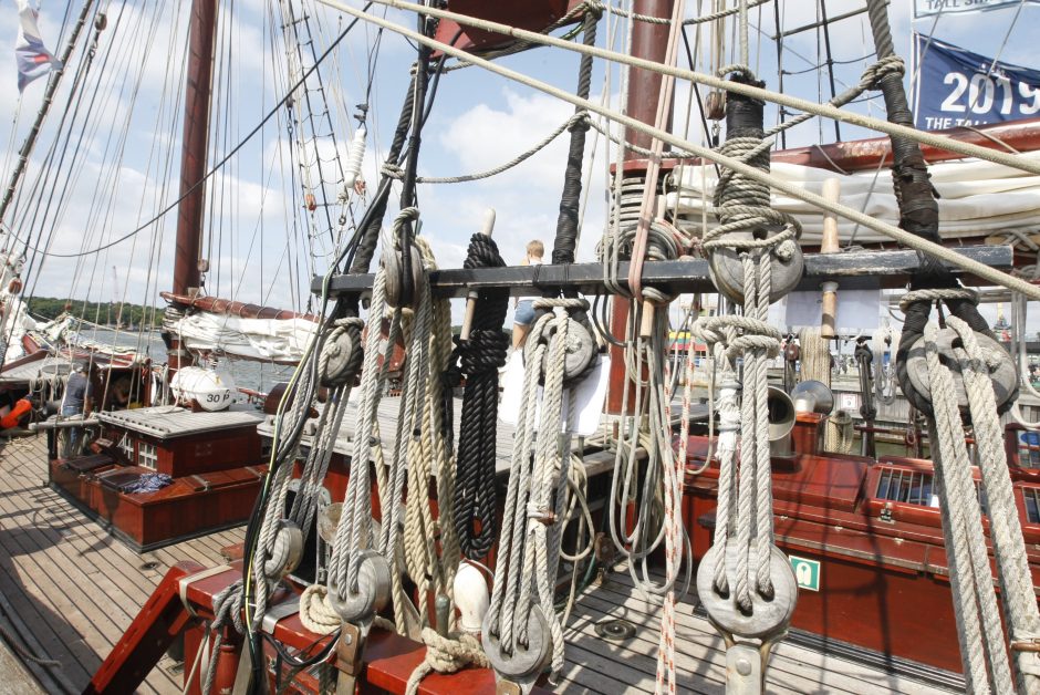 Regata pasiekė Klaipėdą: burlaiviai – įspūdingi