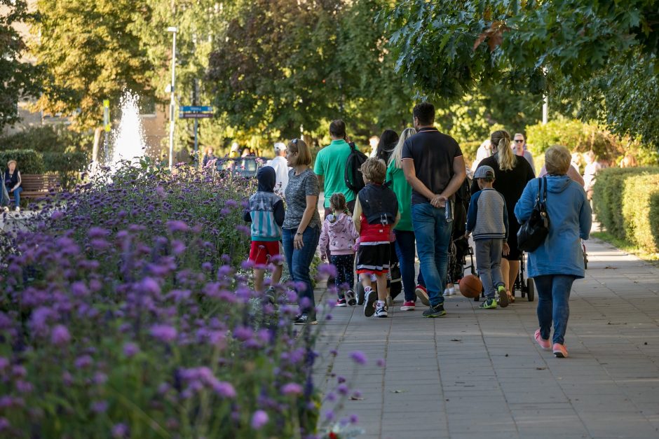 Vilniuje atidaryta poeto S. Gedos vardo alėja