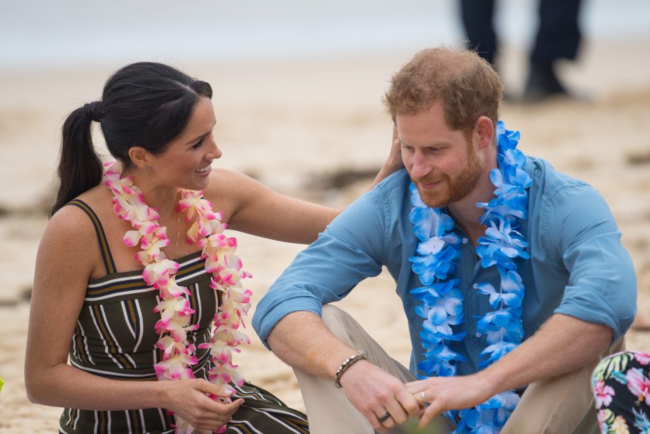 Besilaukianti princo Harry žmona padarė pertrauką vizito Australijoje programoje