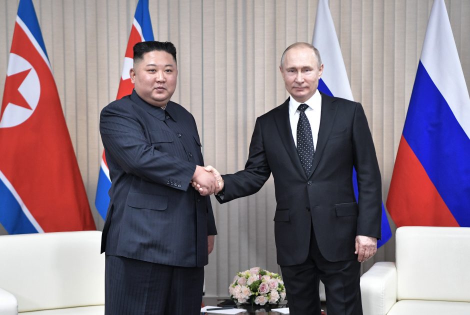 V. Putino ir Kim Jong Uno susitikimas Vladivostoke