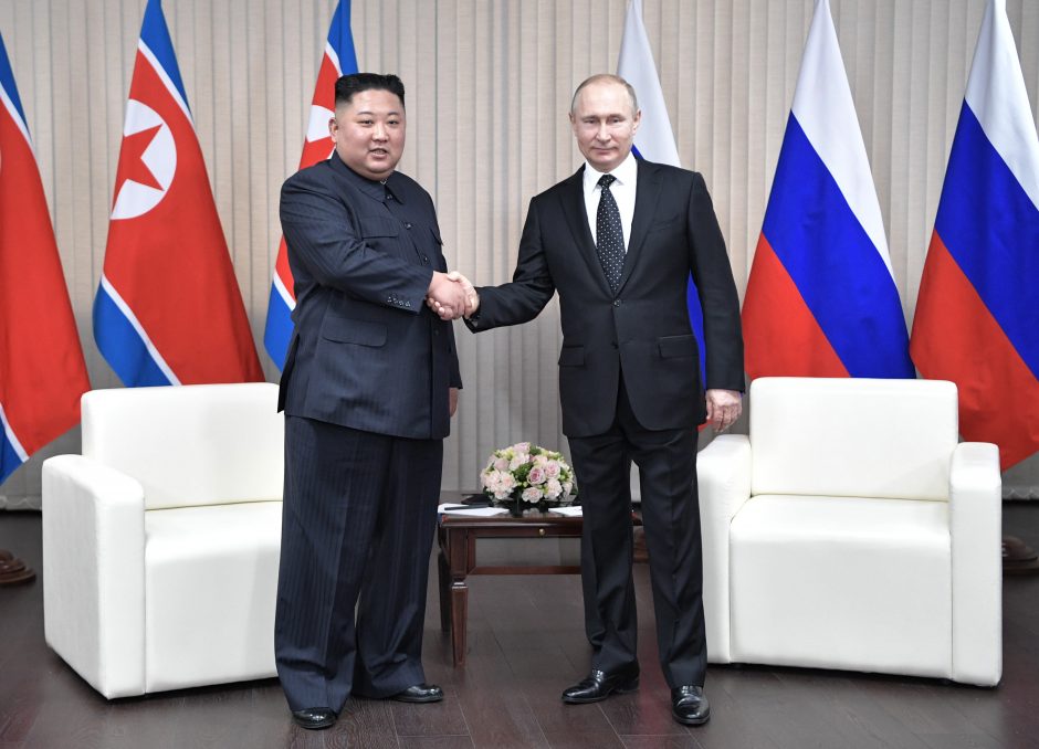 V. Putino ir Kim Jong Uno susitikimas Vladivostoke