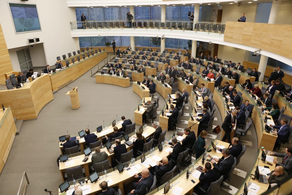Kelti kandidatus į laisvas vietas Seime ketina devynios partijos