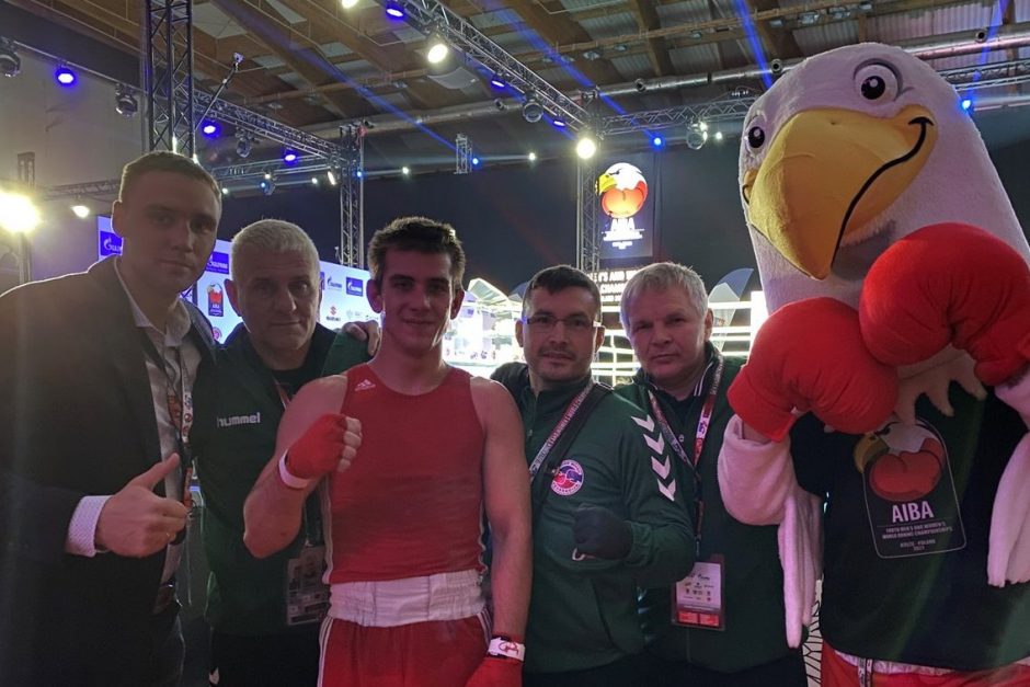 Pasaulio jaunimo čempionate antrą pergalę iškovojo Lietuvos boksininkai