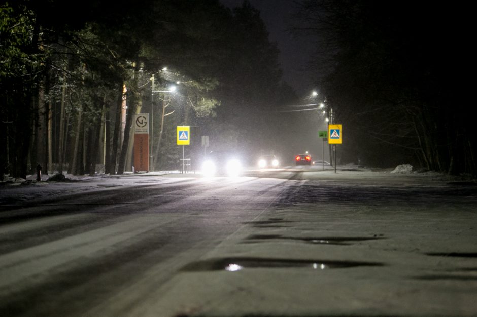 Sudėtingos eismo sąlygos Kaune