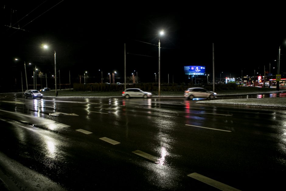 Sudėtingos eismo sąlygos Kaune