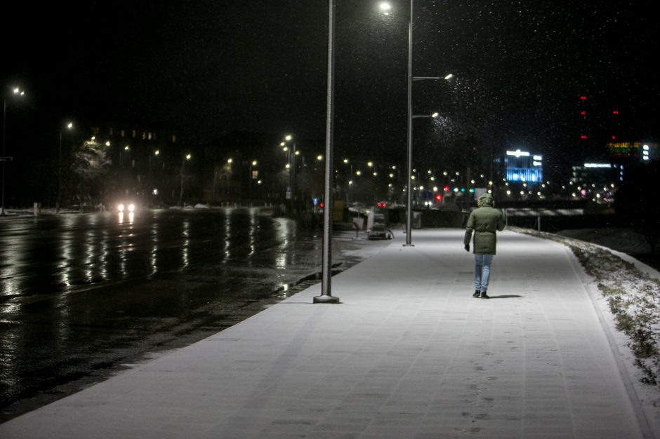 Sudėtingos eismo sąlygos Kaune