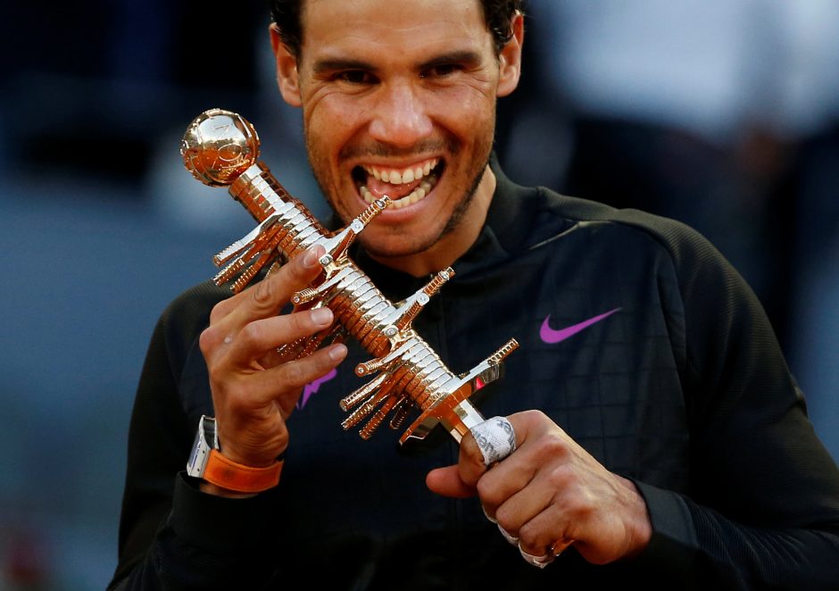 R. Nadalis iškovojo trečią titulą iš eilės