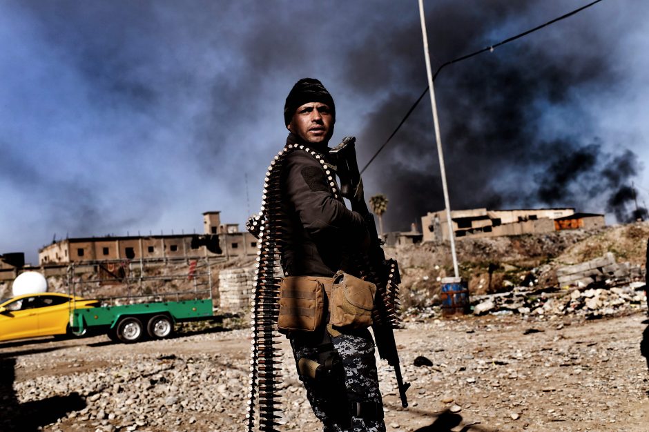 Nesugaunamasis džihadistų lyderis pabėgo iš Mosulo