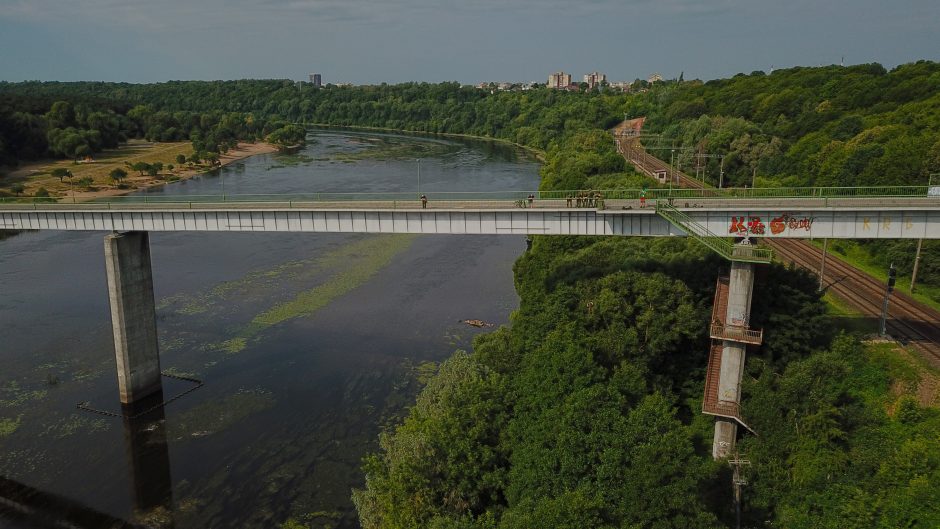 Karių nusileidimo pratybos prie Panemunės šilo tilto