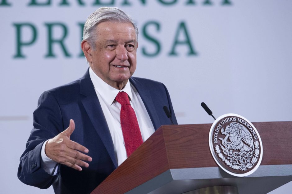 Meksikos prezidentas pranešė užsikrėtęs koronavirusu