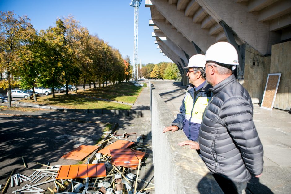 Renginiai pradėtame tvarkyti Kauno stadione užkliuvo Darbo inspekcijai