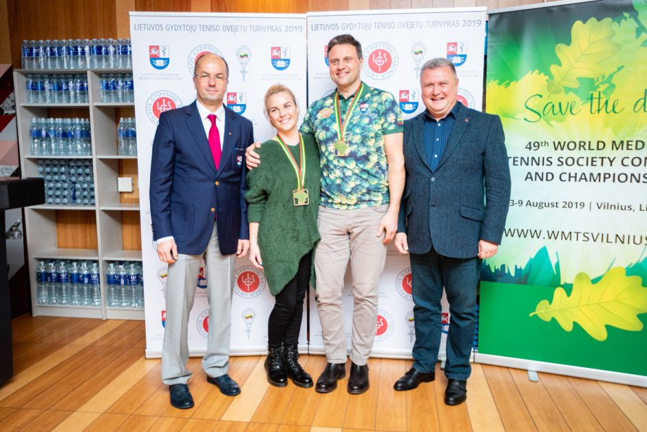 Pasaulio medikų teniso čempionate – proga parodyti Lietuvą