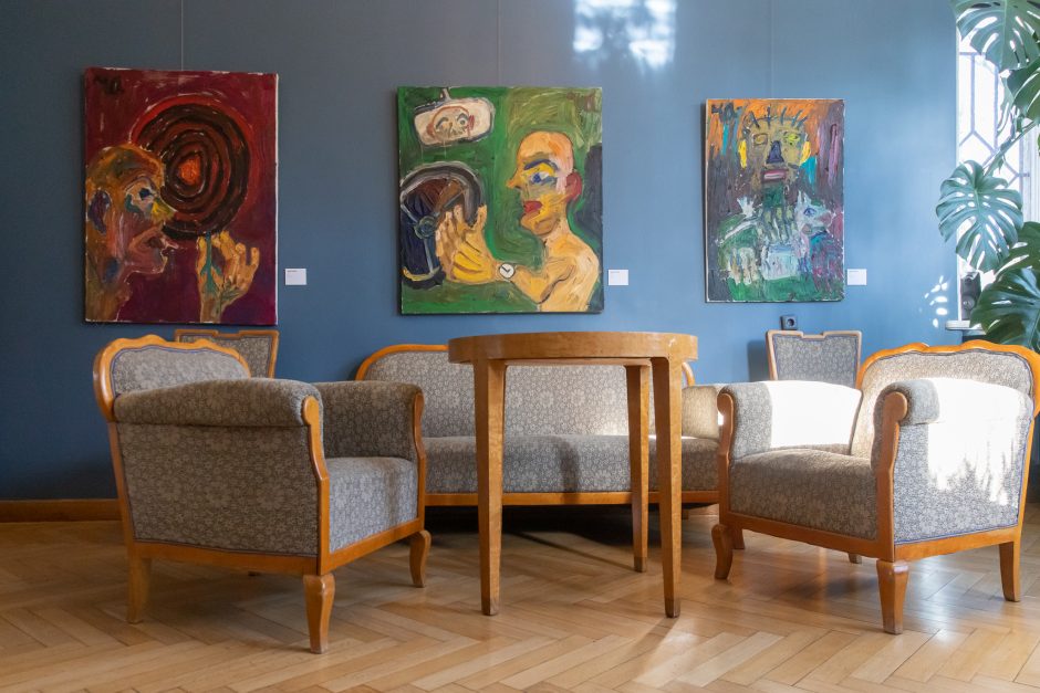 A. ir P. Galaunių namuose-muziejuje – grupinė Vilniaus ir Kauno menininkų paroda