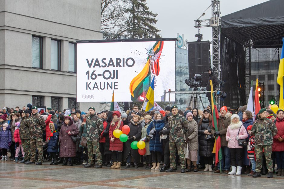 Iškilminga Vasario 16-oji: Kaunas visada reiškė laisvę!