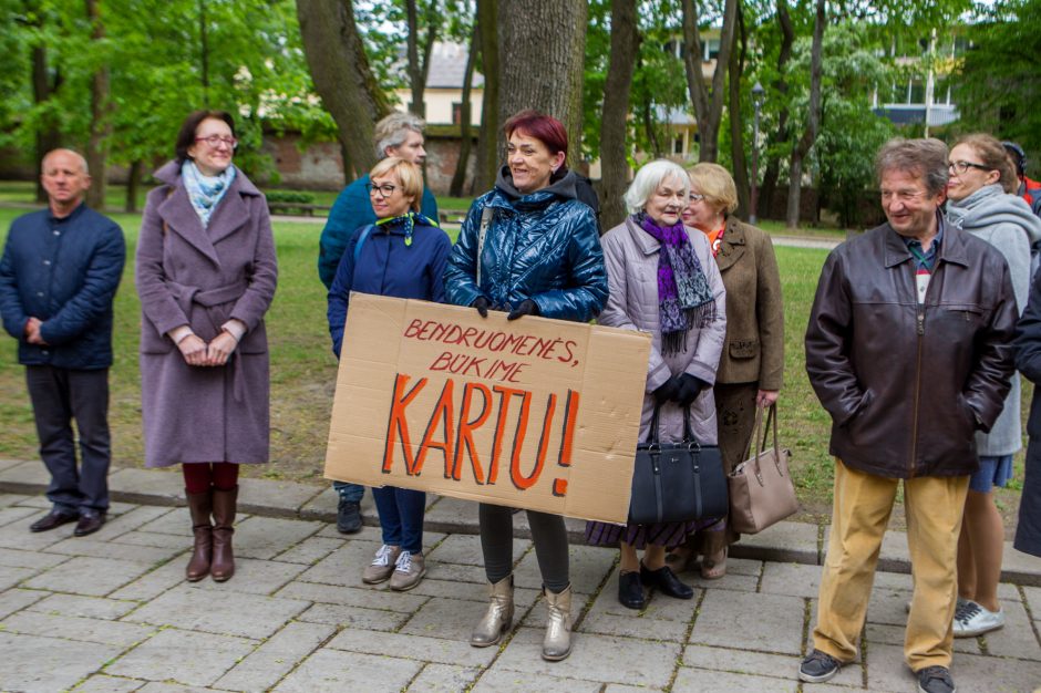 Bendruomenių pilietinio nepasitenkinimo akcija Kaune